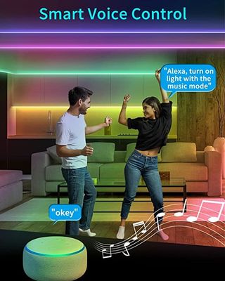 DC5V Flexible RGB LED Strip Light Remote Control Wifi Smart Multi Color RGB LED