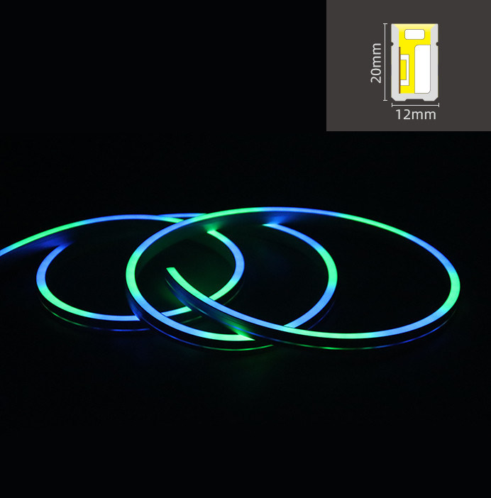 12W Bendable Neon Lights DMX512 Led Strip Lights Waterproof Flexible